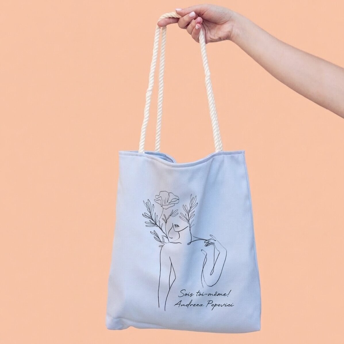 Sac personnalisé avec inscription - « Be yourself ! »