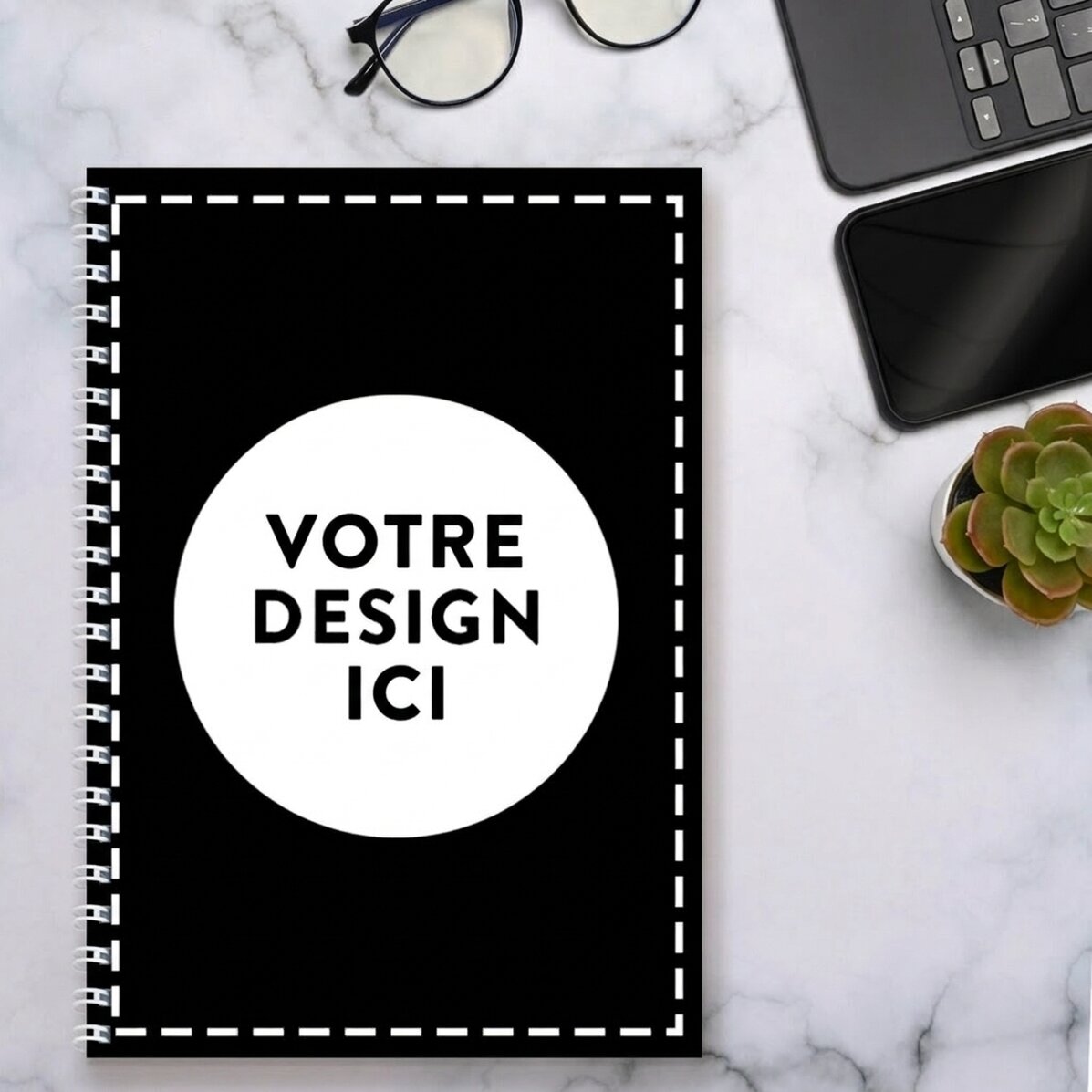 Carnet personnalisé avec ton illustration