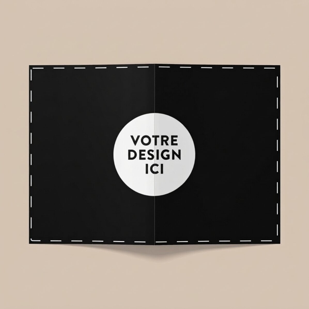 Carte de vœux personnalisée avec votre illustration - Paysage