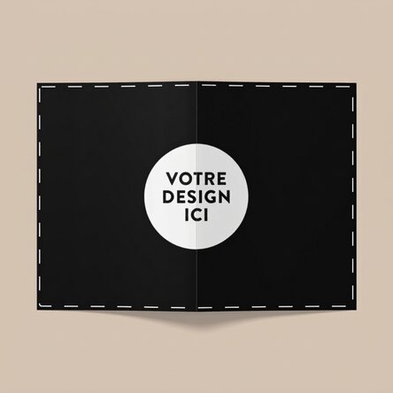 Carte de vœux personnalisée avec votre illustration - Paysage