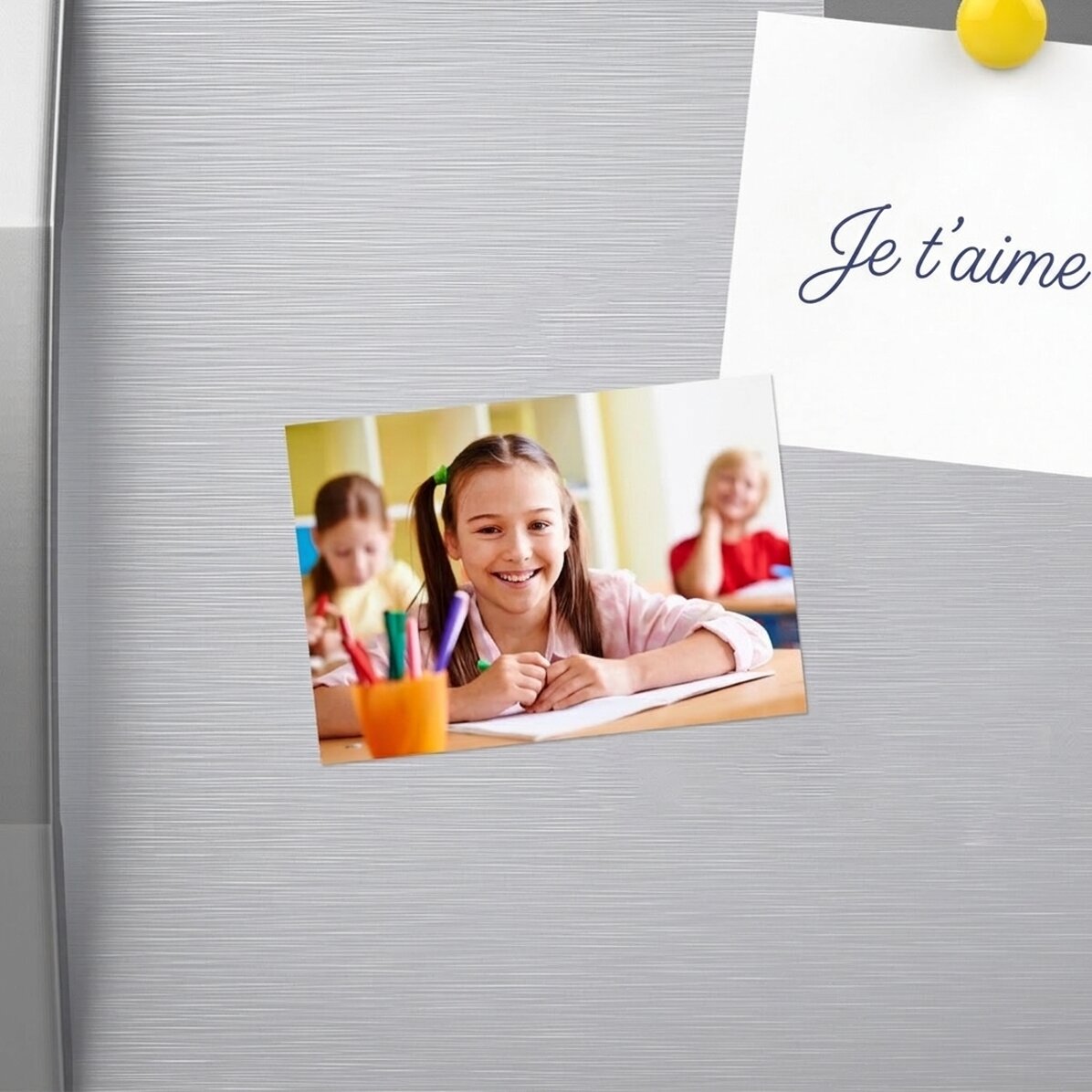 Aimant personnalisé de 10 x 7 cm avec une photo
