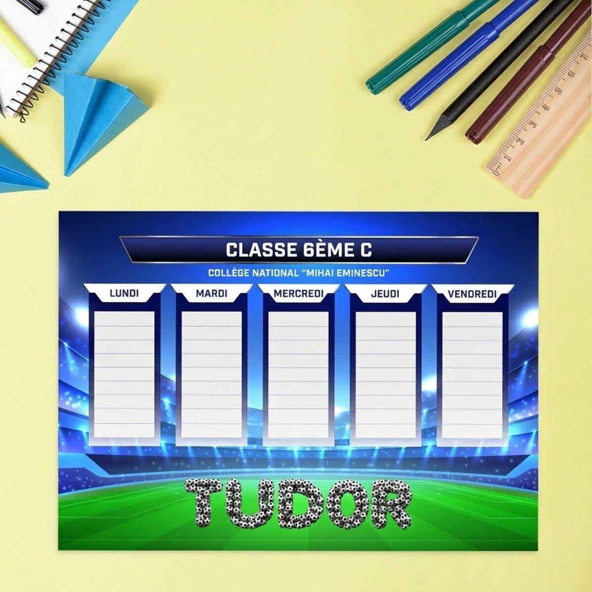 Embarmeur personnalisé avec texte - Football