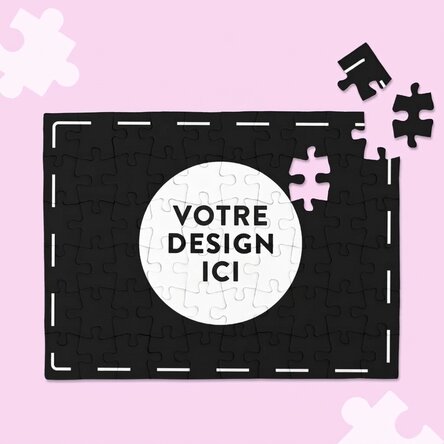 Puzzle personnalisé avec votre illustration, 20 x 15 cm
