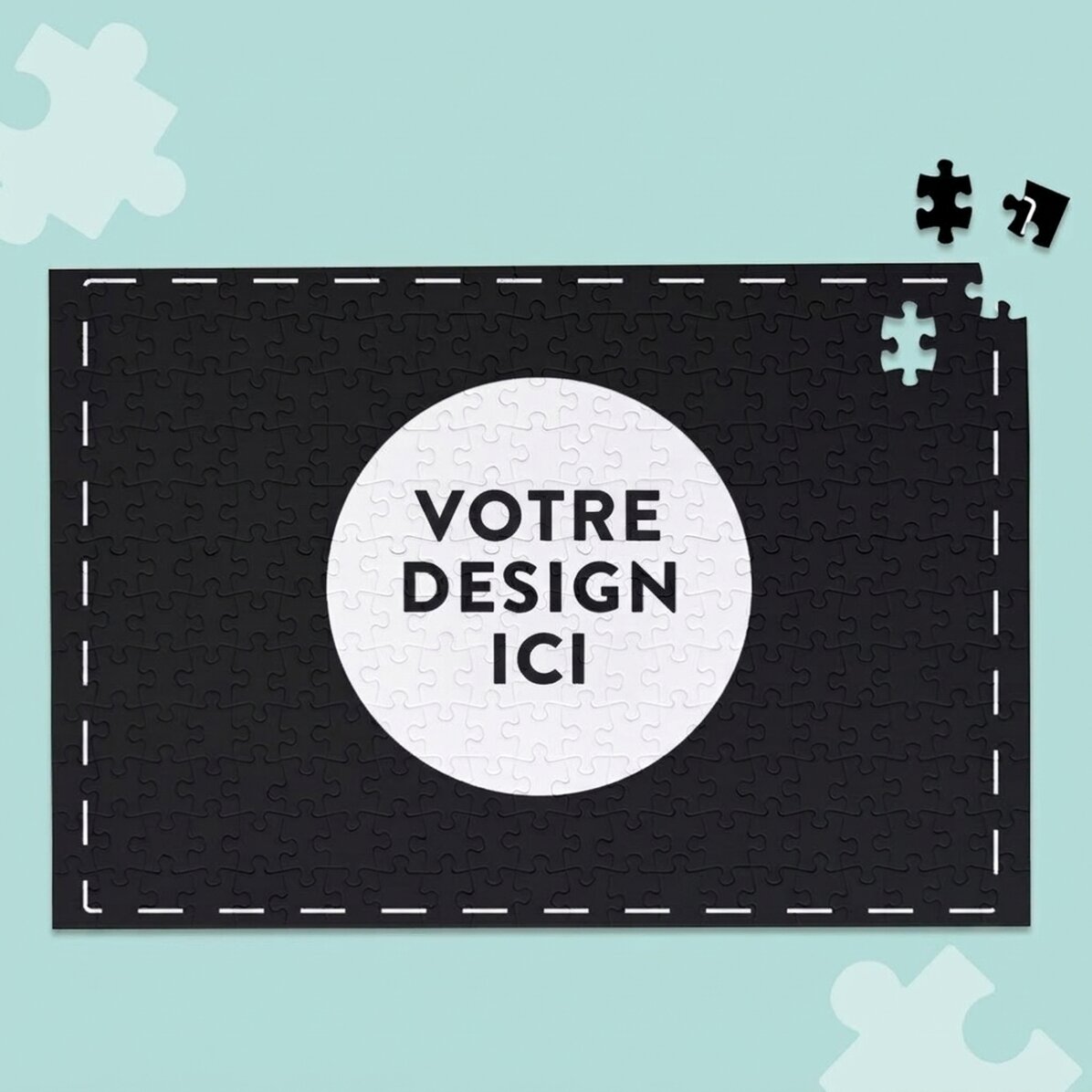 Puzzle personnalisé avec votre illustration, 40 x 28,5 cm