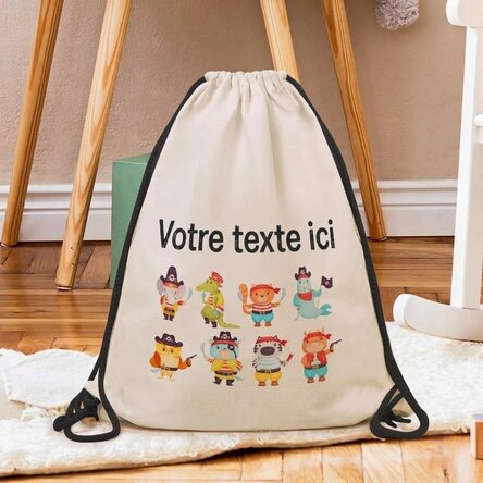 Sac à dos personnalisé avec prénom - Pirates