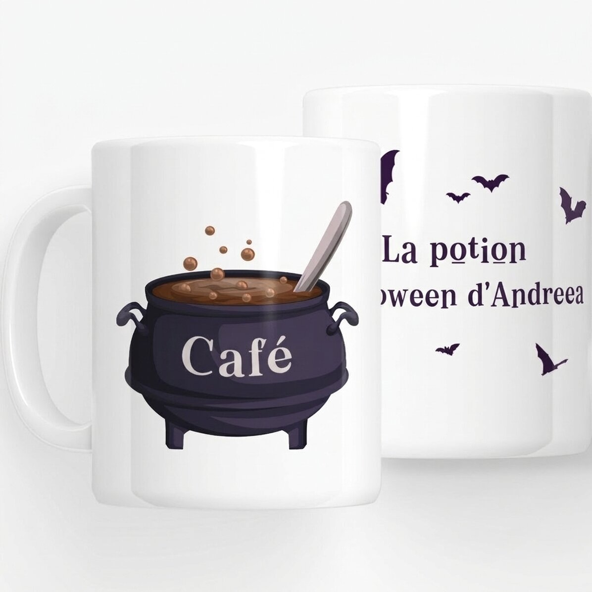 Tasse personnalisée avec inscription - Halloween Coffee
