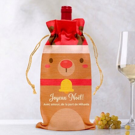 Sac personnalisé pour bouteille de vin - Ren
