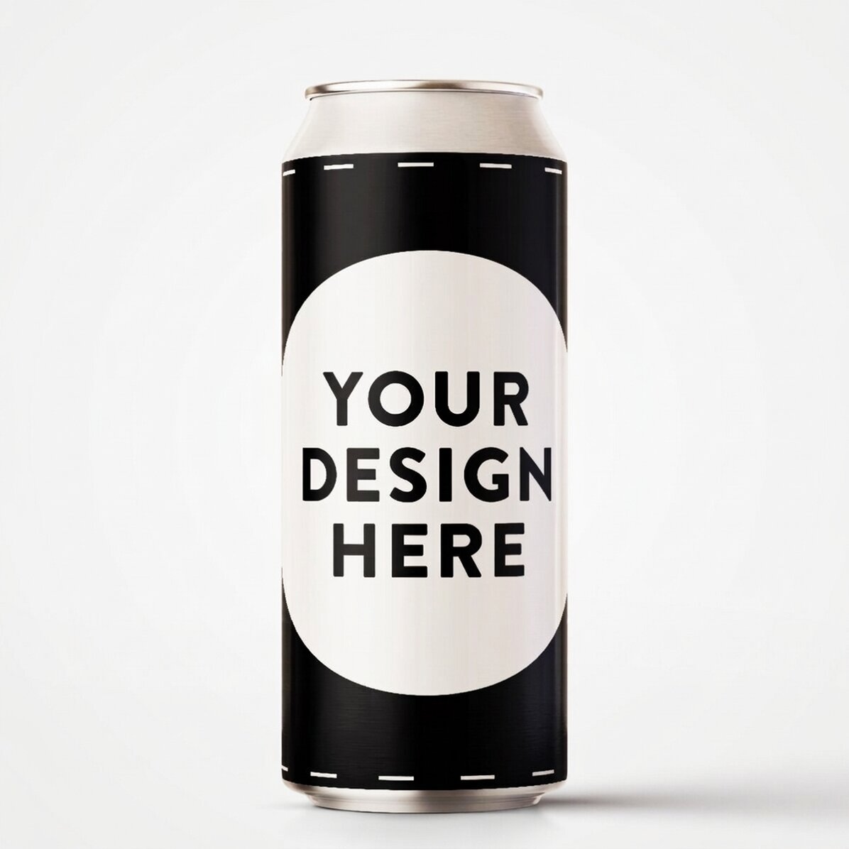 Bière en canette personnalisée avec ton graphisme