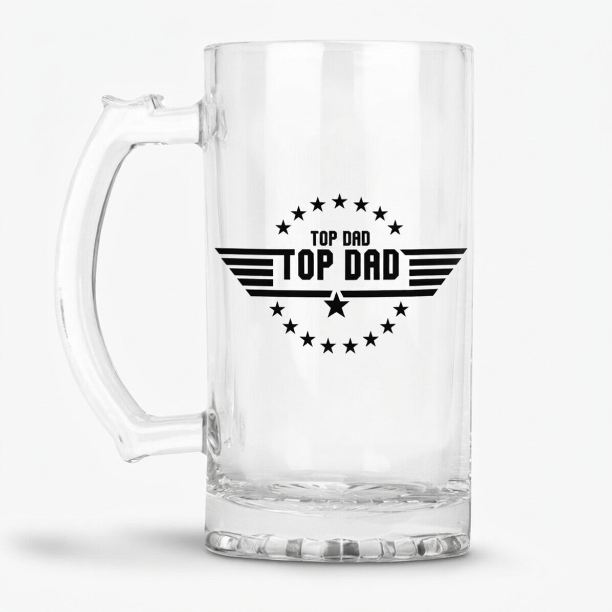 Chope à bière personnalisée avec inscription - Top Dad