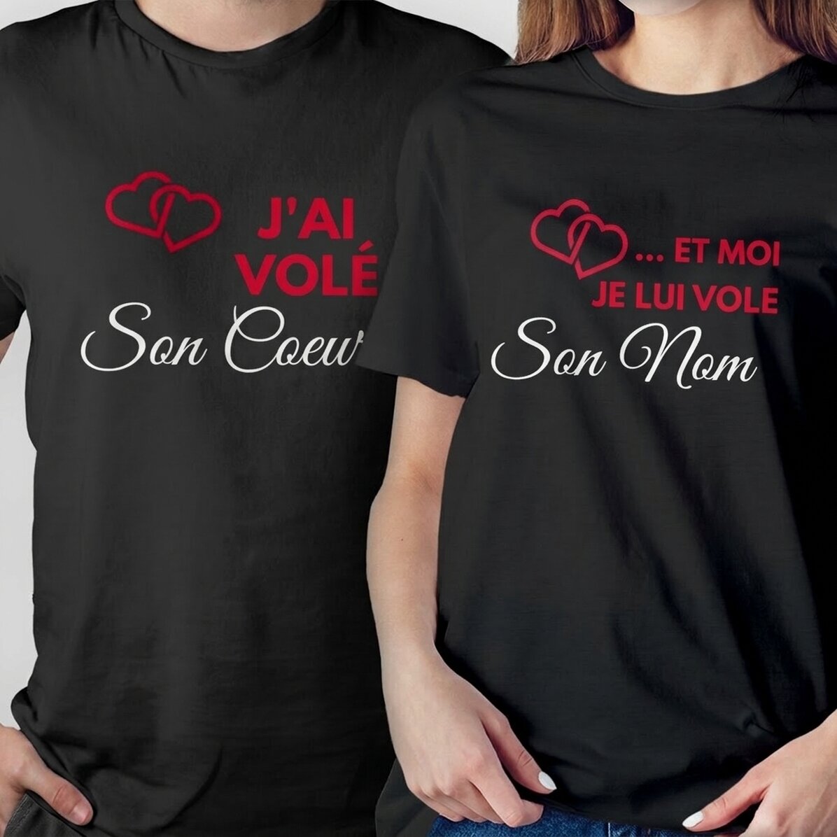 T-shirt en coton personnalisé avec le texte « Eu ii fur »