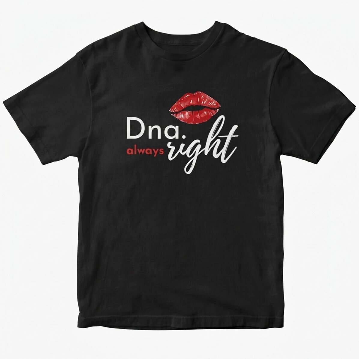 T-shirt en coton personnalisé avec un texte - Mrs. Always Right