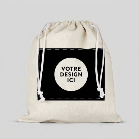 Sachet cadeau moyen personnalisé avec votre motif