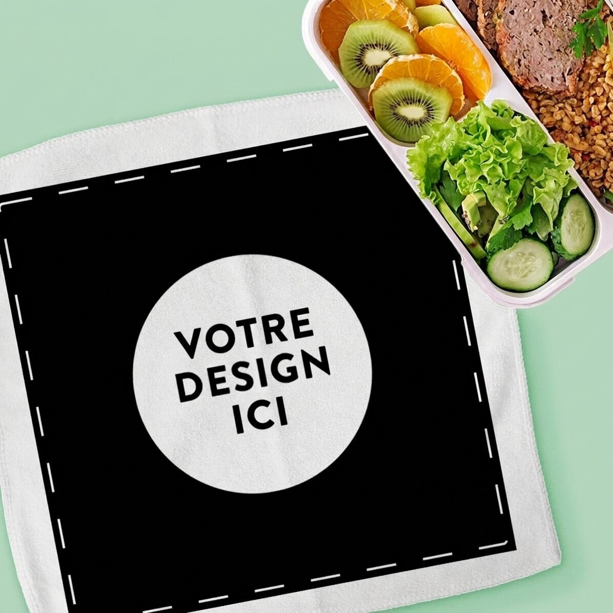 Serviette personnalisée avec votre motif