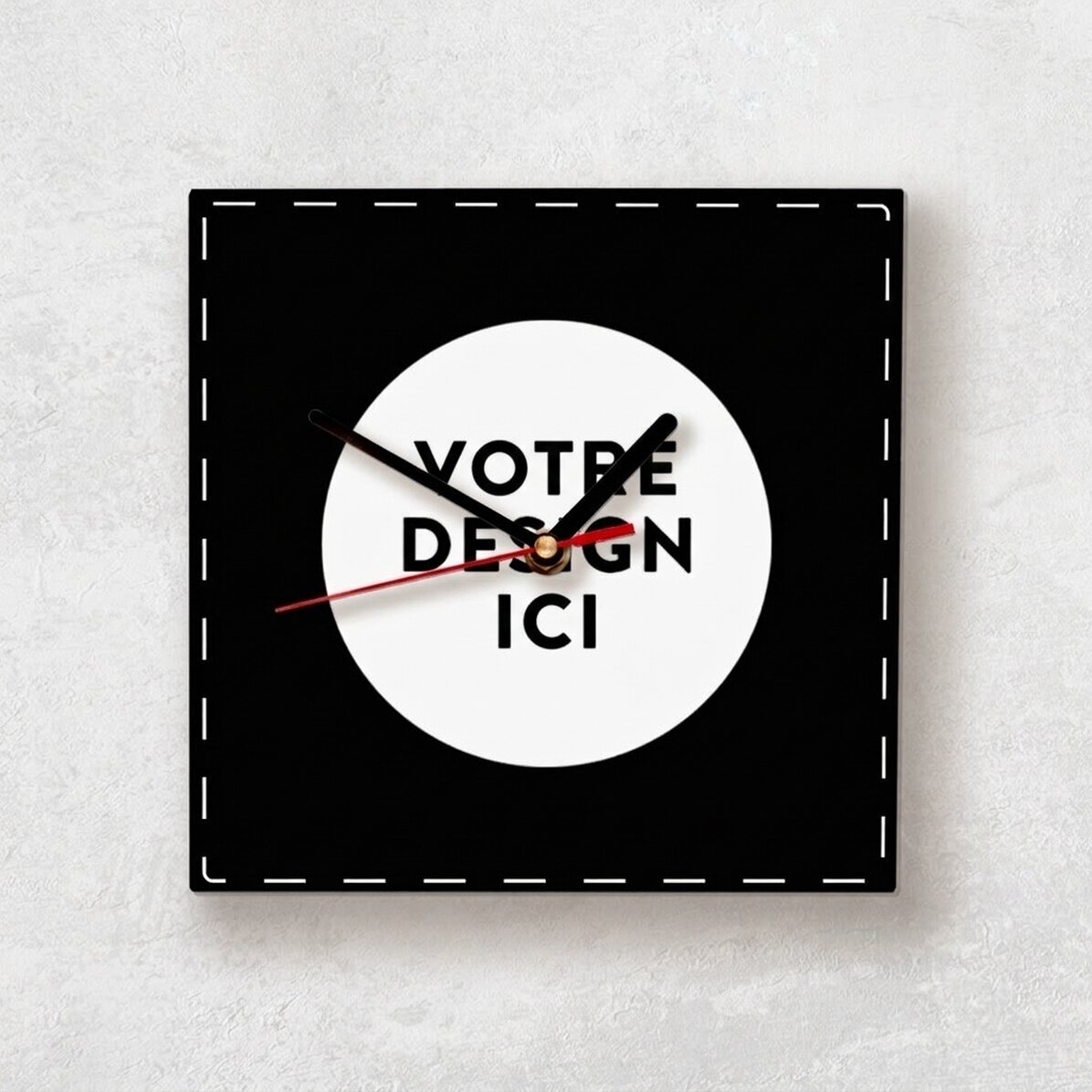 Montre carrée personnalisée avec ton motif