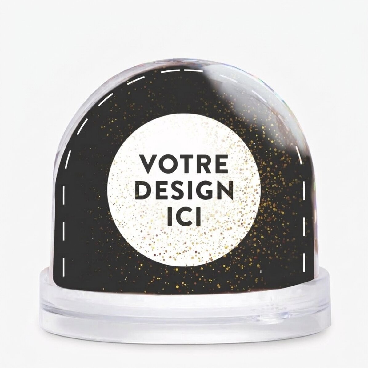 Globe de bureau personnalisé avec votre propre illustration