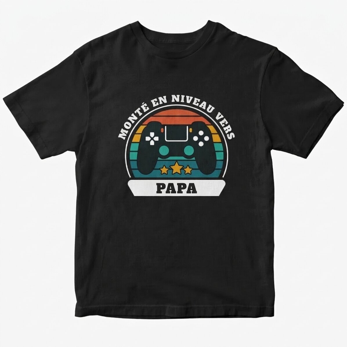 T-shirt en coton personnalisé avec un texte - Gamer