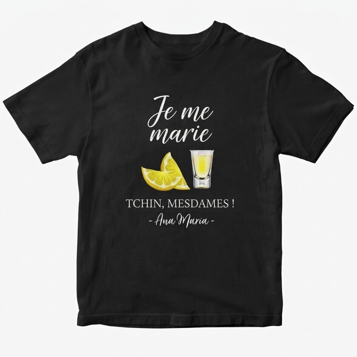 T-shirt en coton personnalisé avec un message pour les célibataires