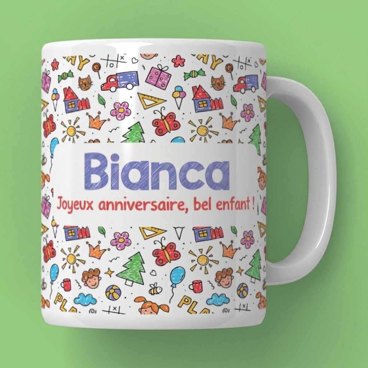 Tasse personnalisée avec message - Journée de l