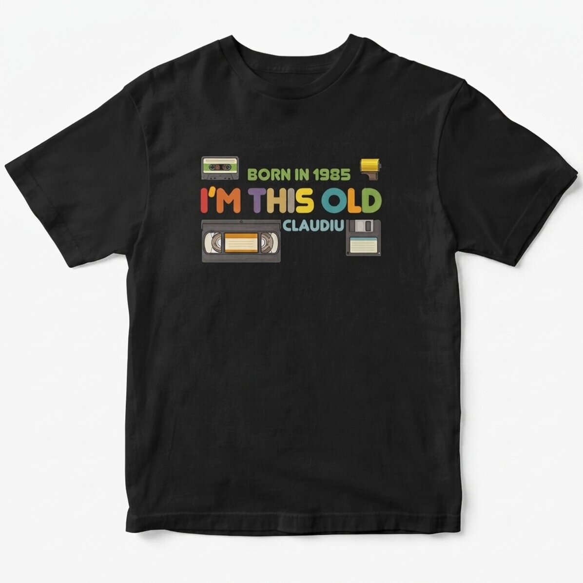 T-shirt en coton personnalisé avec le texte « I