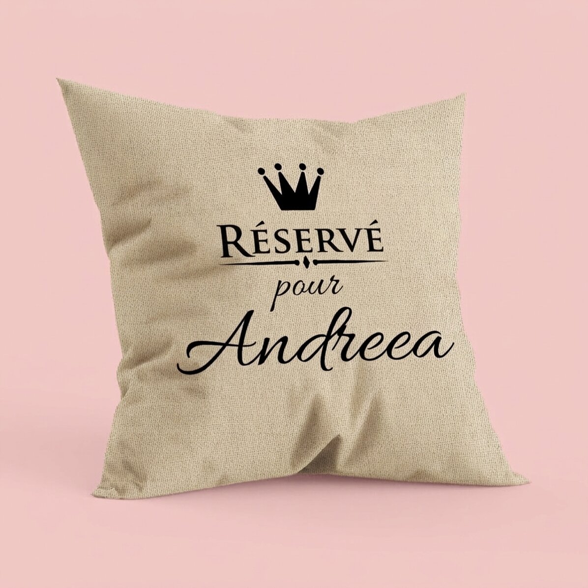 Oreiller personnalisé - réservé à... - À