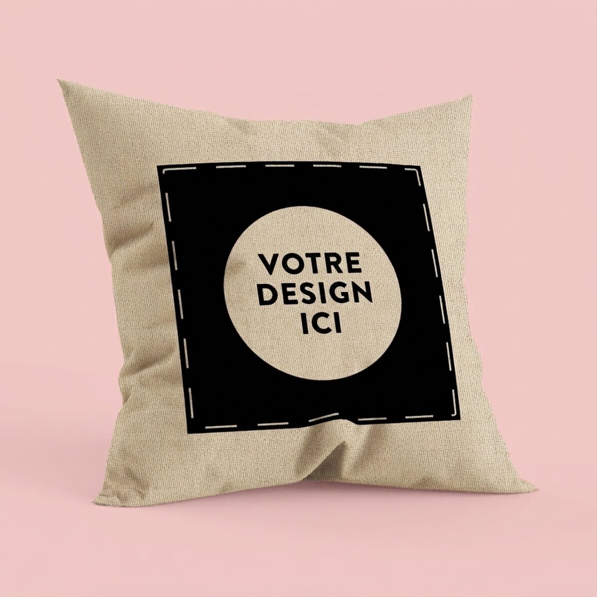 Un coussin personnalisé avec votre motif - Dans