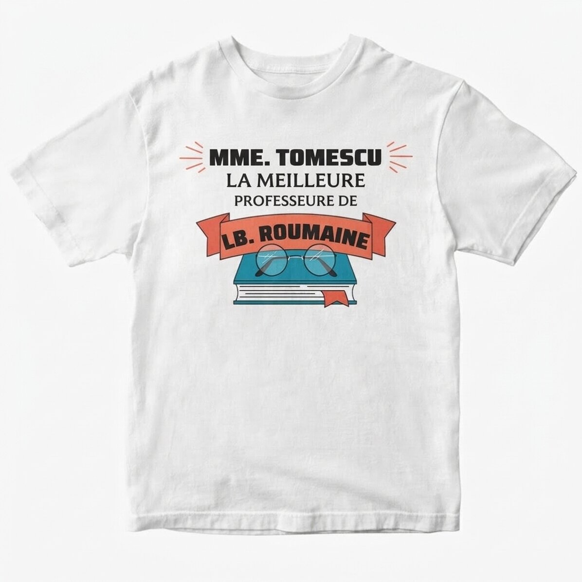T-shirt en coton personnalisé avec l
