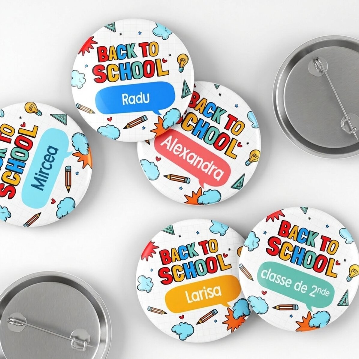Badge personnalisé avec prénom - C