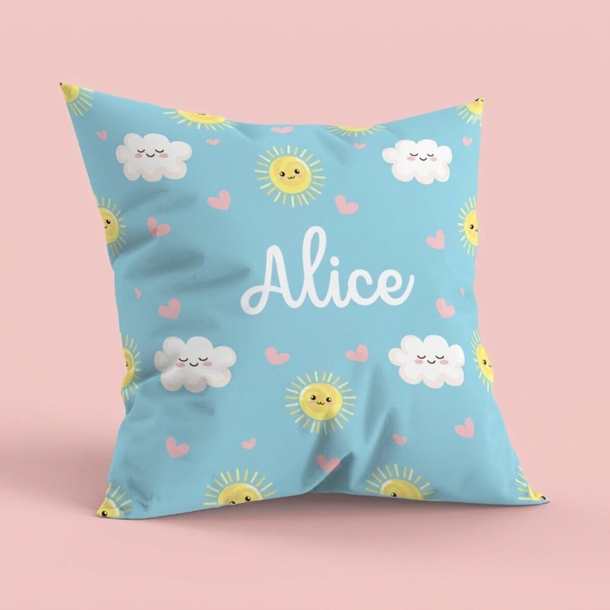 Coussin personnalisé avec prénom, grand format - Norisori