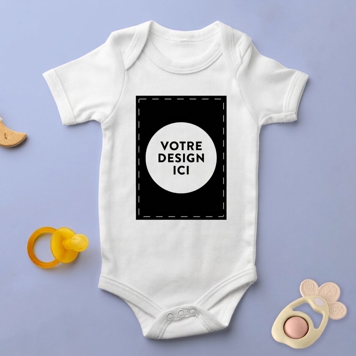 Body pour enfants personnalisé avec ton illustration de portrait