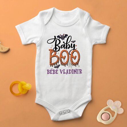 Body pour bébé personnalisé avec son prénom - Baby Boo