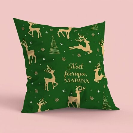 Coussin personnalisé avec message - Reni