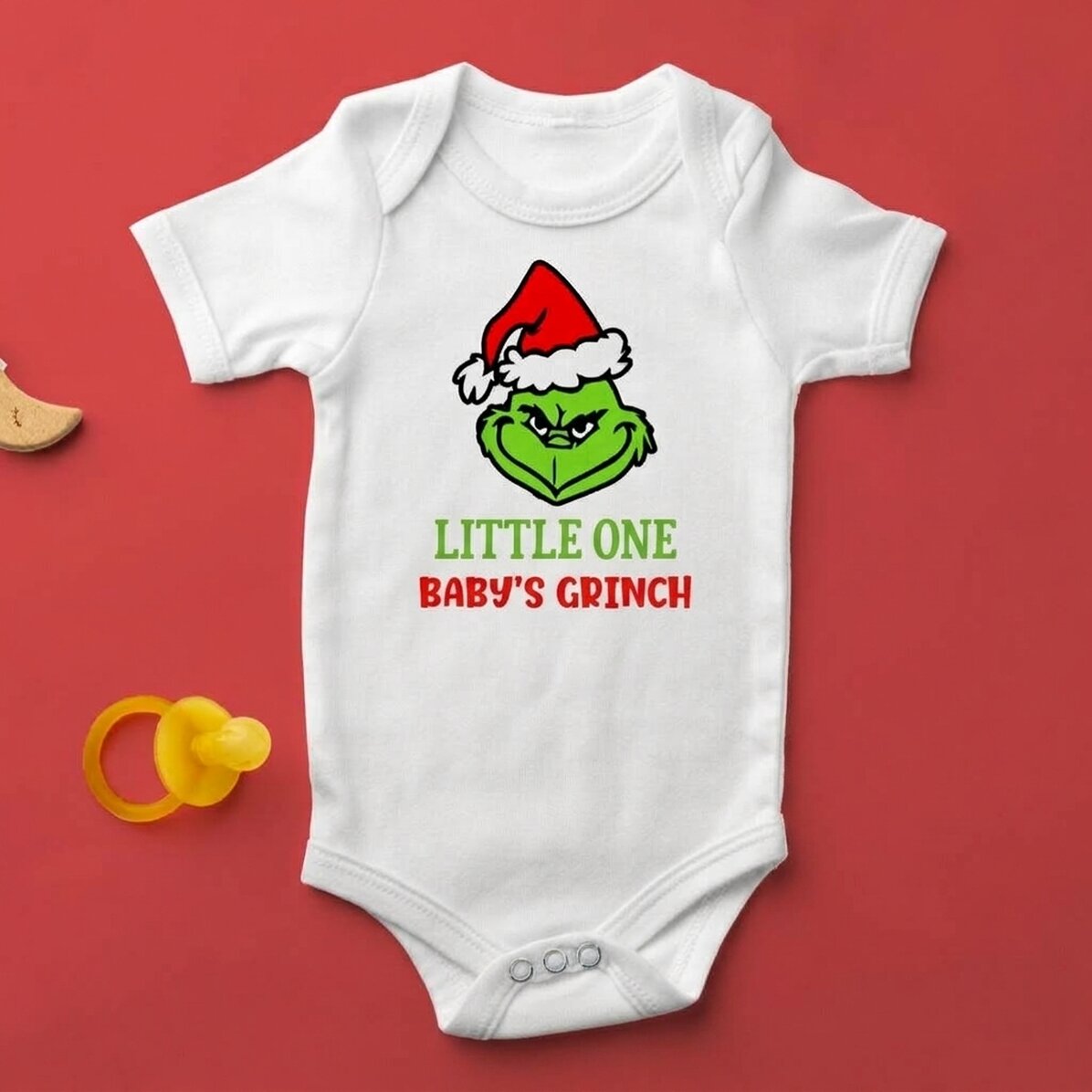Body pour bébé personnalisé avec un texte - Le Grinch
