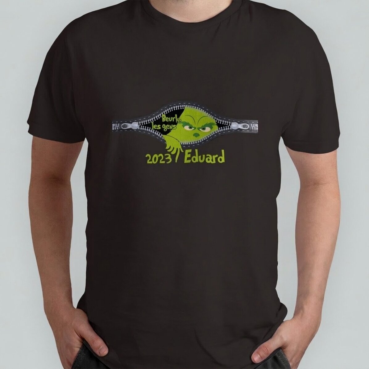T-shirt en coton personnalisé avec un texte - Ew, people