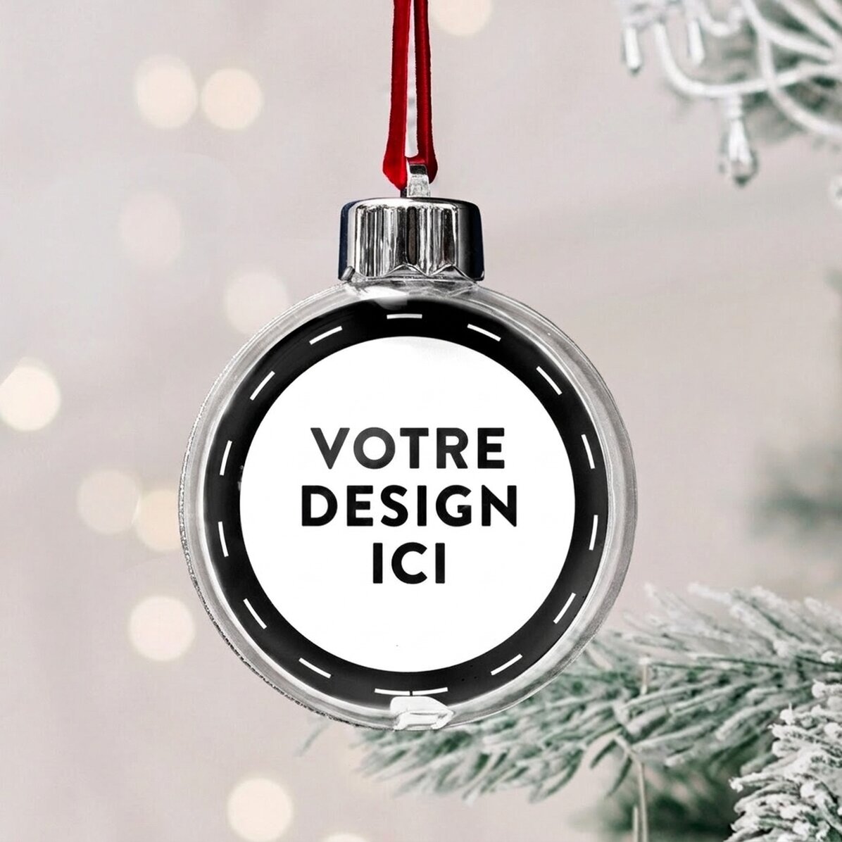 Globe personnalisé avec votre illustration