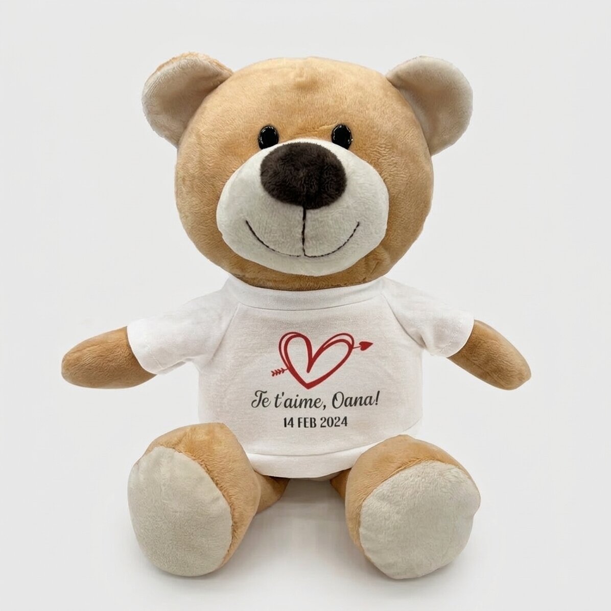 Plus : un ours en peluche personnalisé avec l