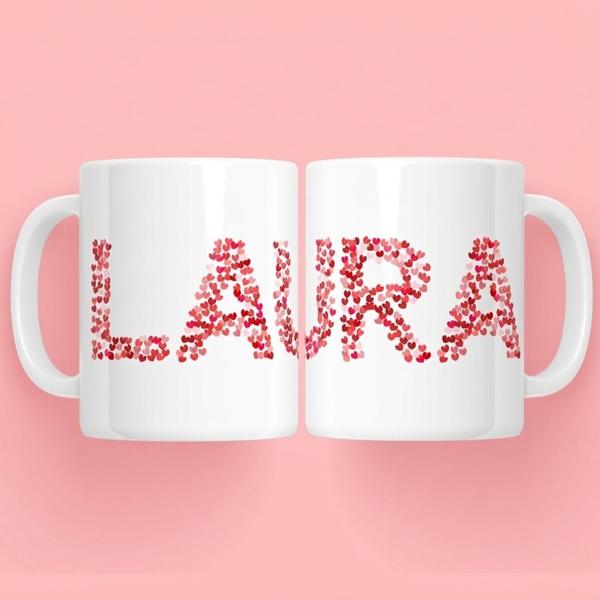 Tasse personnalisée avec un prénom - Love