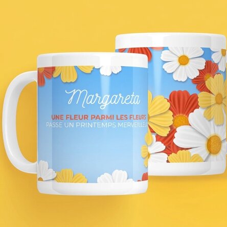 Tasse personnalisée avec inscription - Margarete