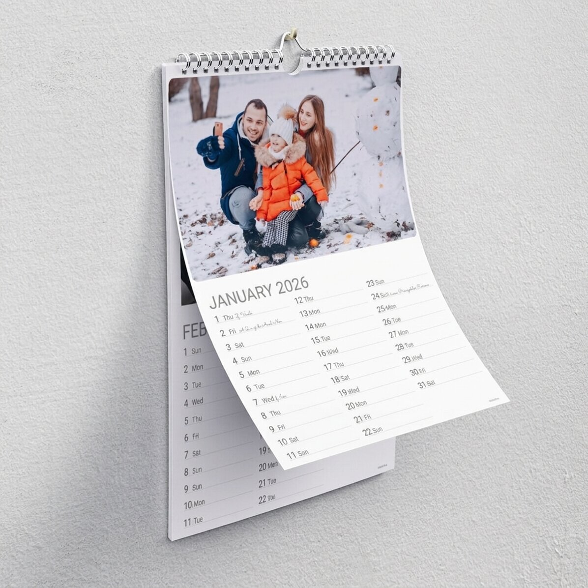Calendrier personnalisé - avec vos photos