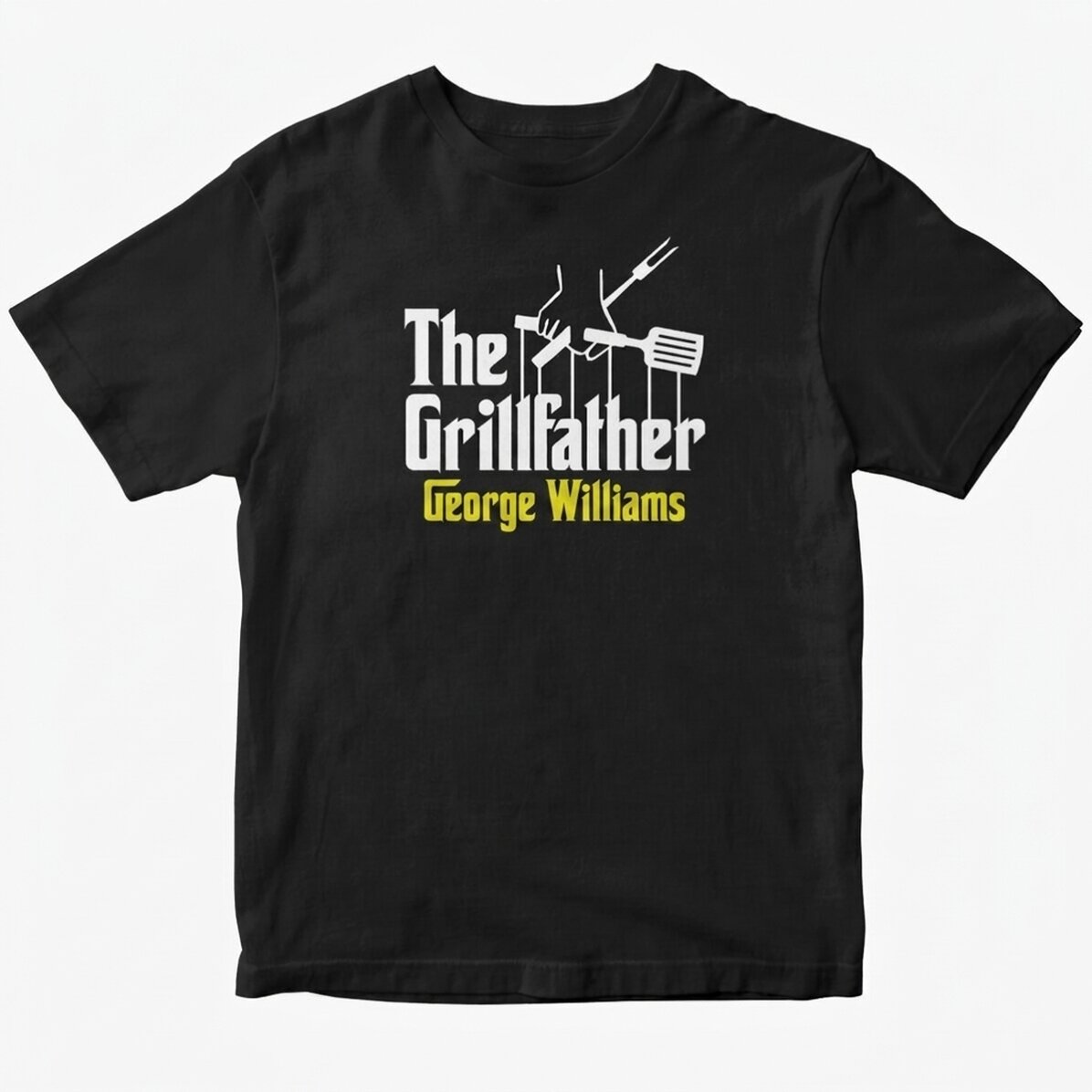 T-shirt en coton personnalisé avec un texte - The grillfather