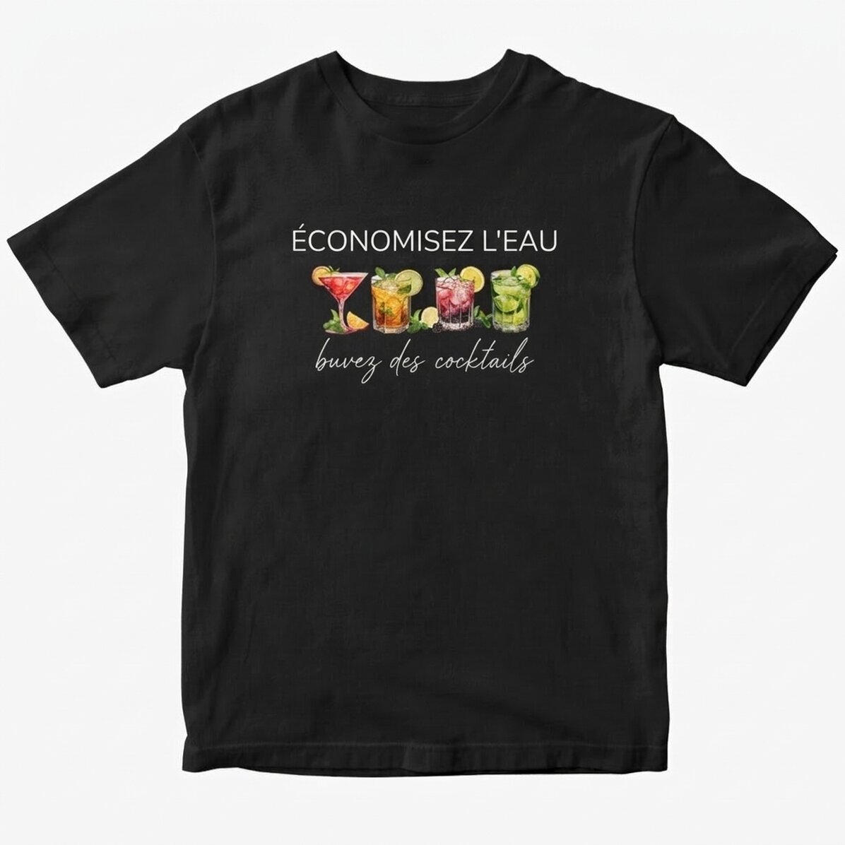 T-shirt en coton personnalisé avec l