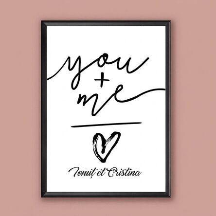 Tableau personnalisé - toi + moi