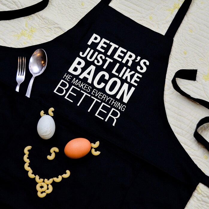 Tablier personnalisé de bacon