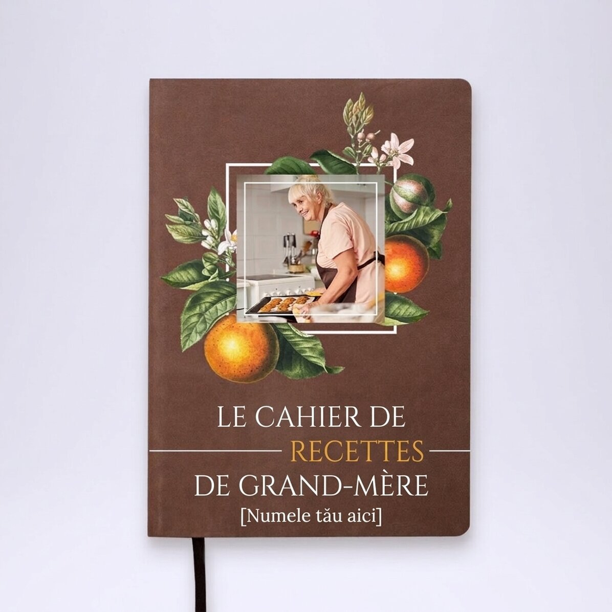 Agenda en cuir personnalisé en couleur - Recipe