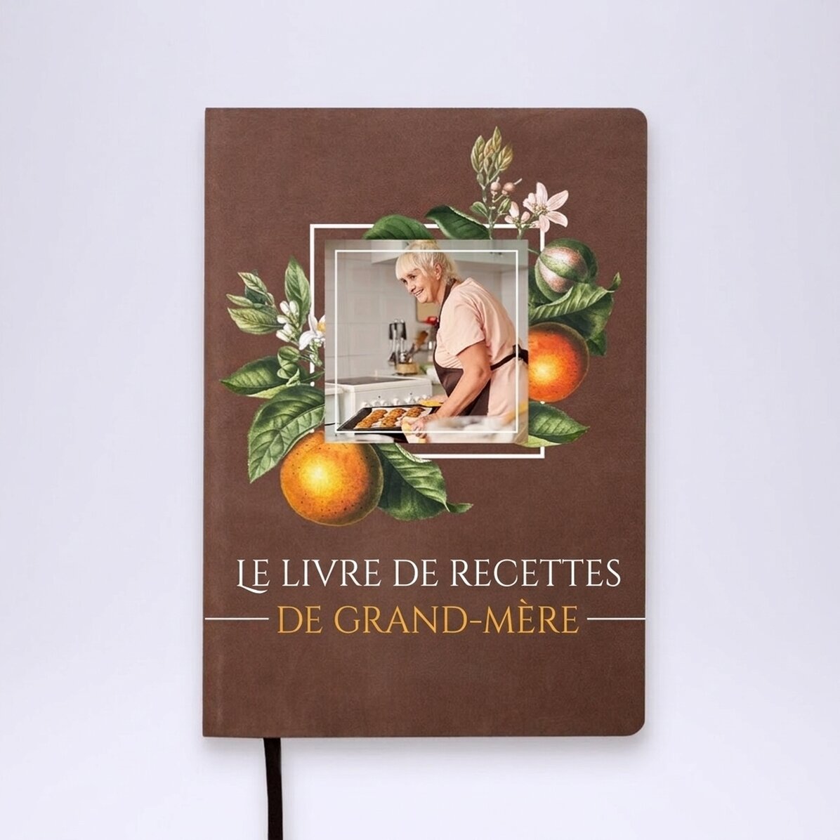 Agenda en cuir personnalisé en couleur - Recipe