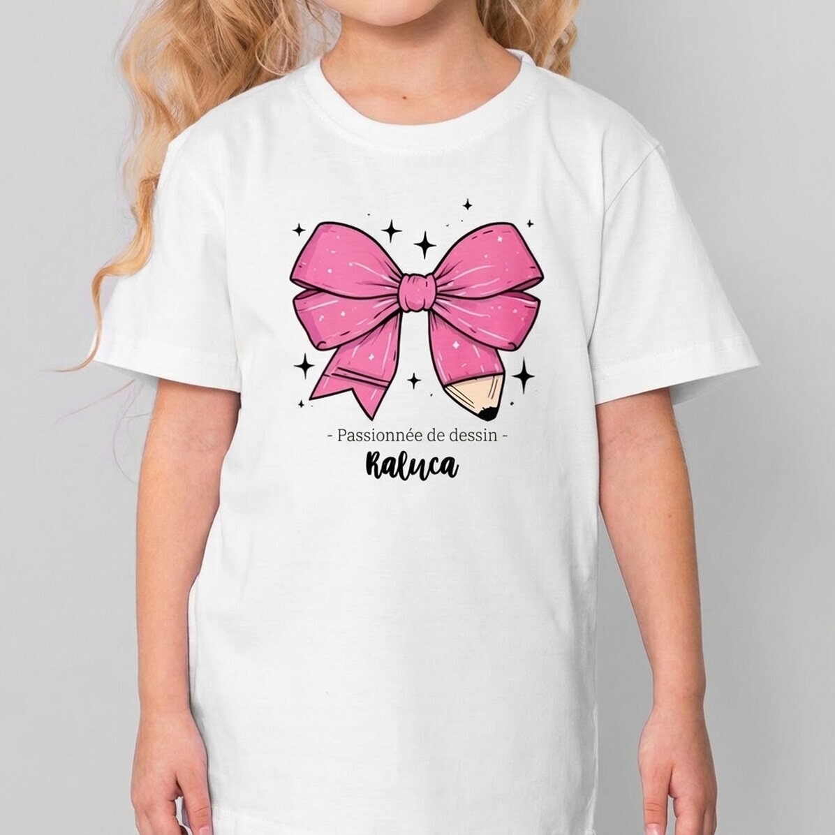 T-shirt en coton pour enfants, personnalisé pour l