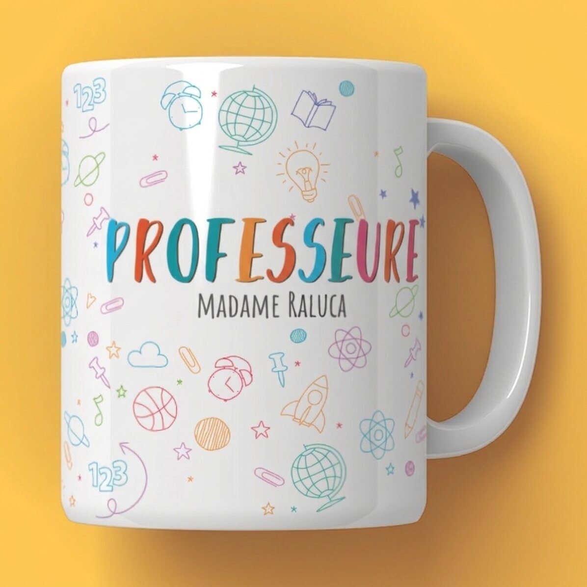 Tasse personnalisée avec inscription - La tasse du professeur