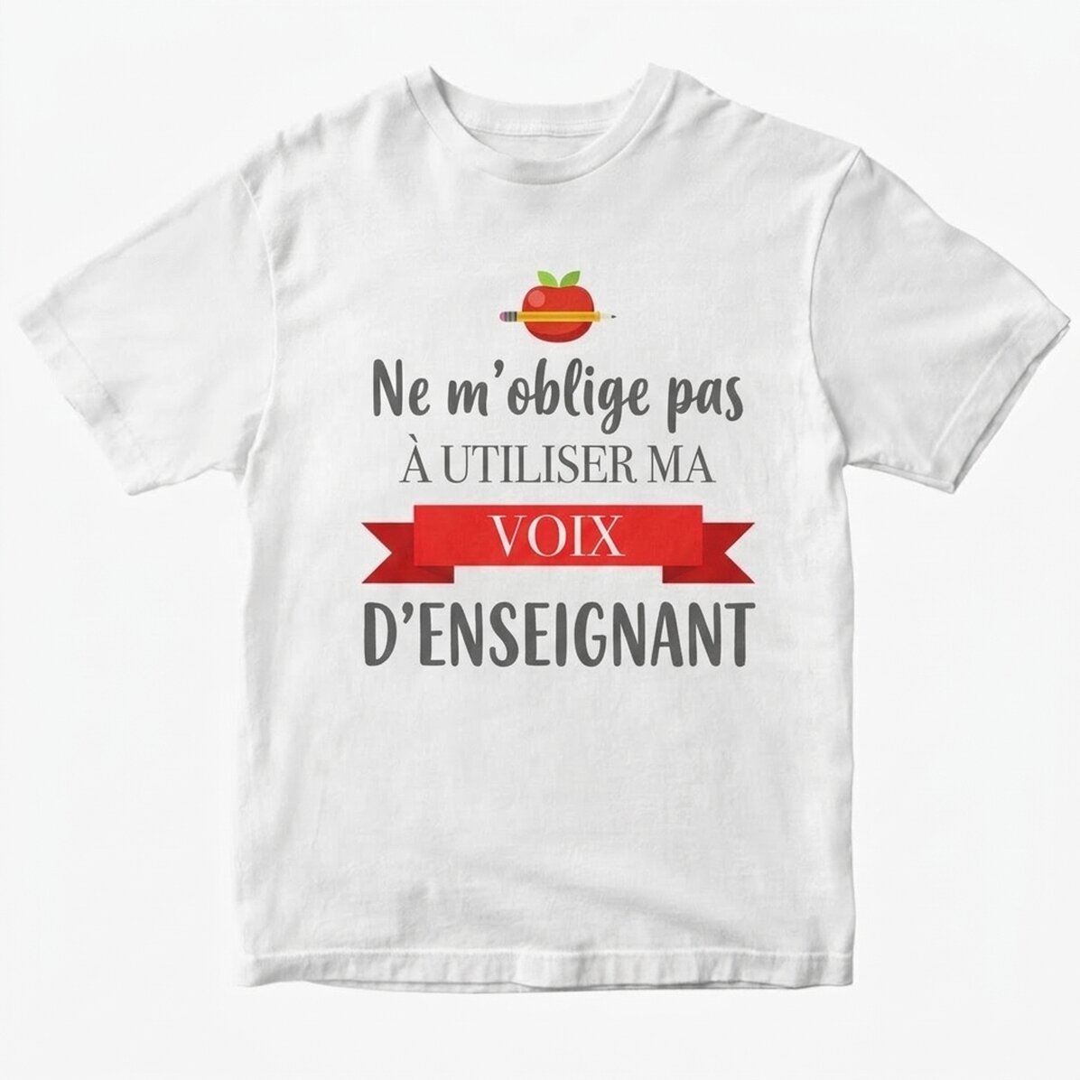 T-shirt en coton personnalisé avec le texte « Don