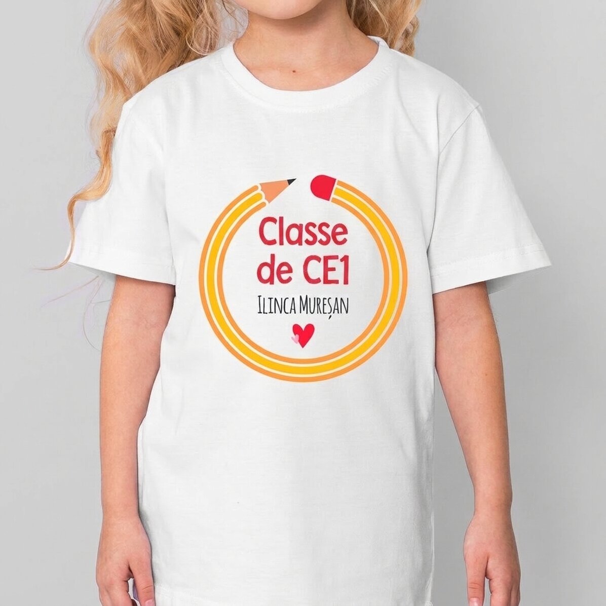 T-shirt en coton personnalisé pour enfants, pour l