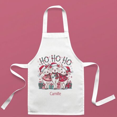 Chapeau pour enfants personnalisé avec le texte « HO HO HO ! »