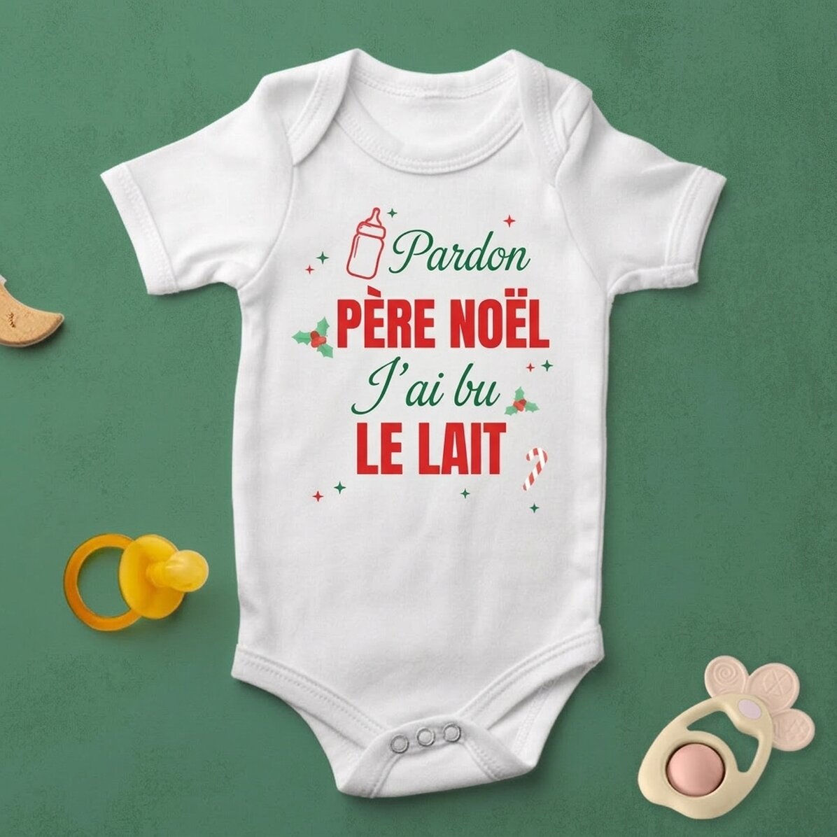 Body pour enfant personnalisé avec le texte « Sorry Santa »